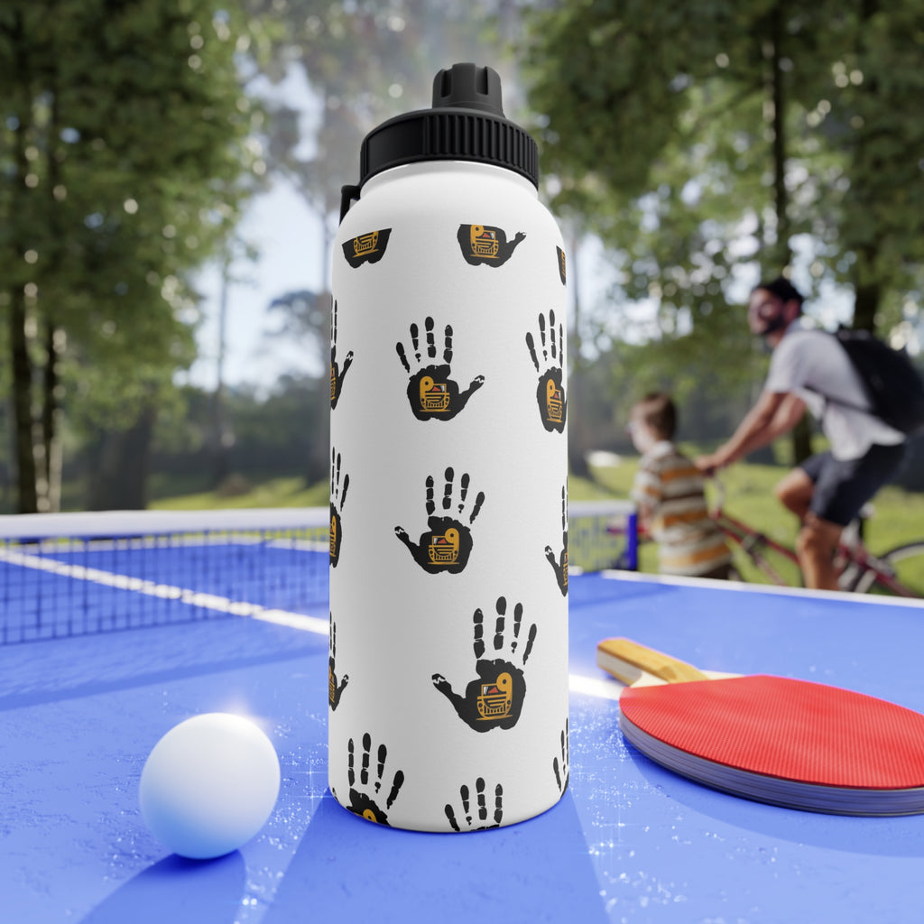 Ducking Chaos - Stainless Steel Water Bottle, Sports Lid